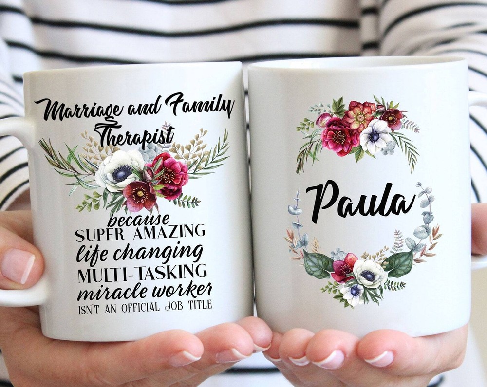Personalized Marriage And Family Therapist Gift For Women L Thank You