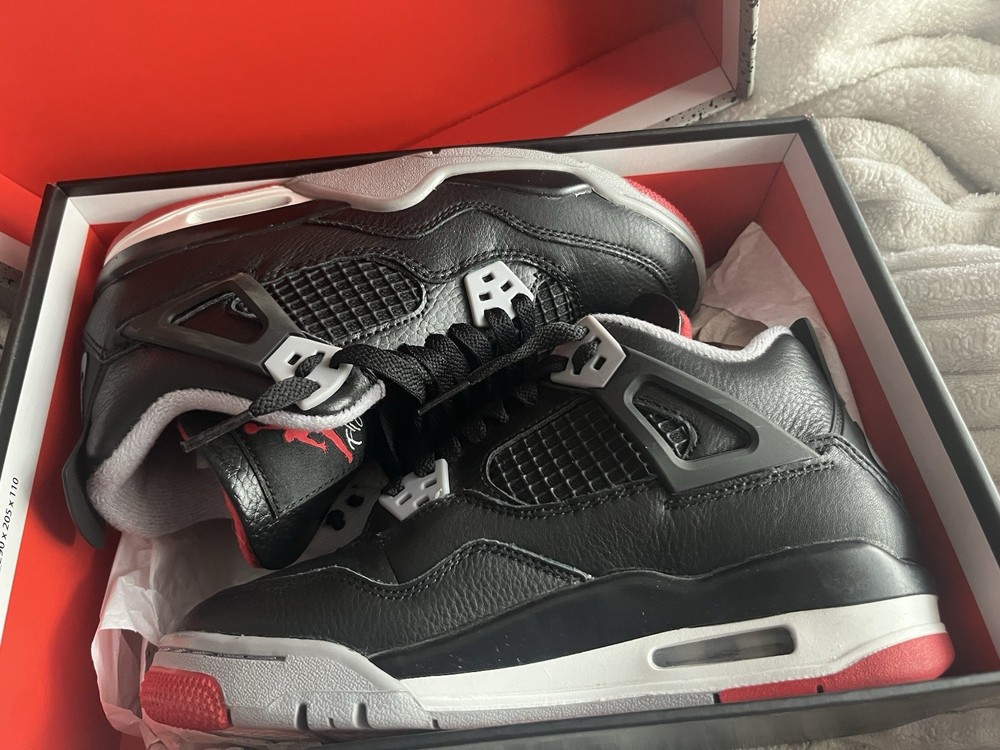 Jordan 4s Size 4 Youth Comes with Box Size 4Y, asking $140 obo