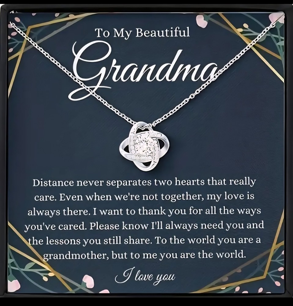 Necklace Gift For Grandma Christmas Gift For Grandma