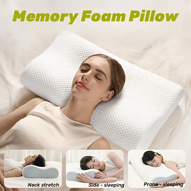 Memory Foam Pillow for Sleeping Adjustable Side Sleeper Pillow for Neck