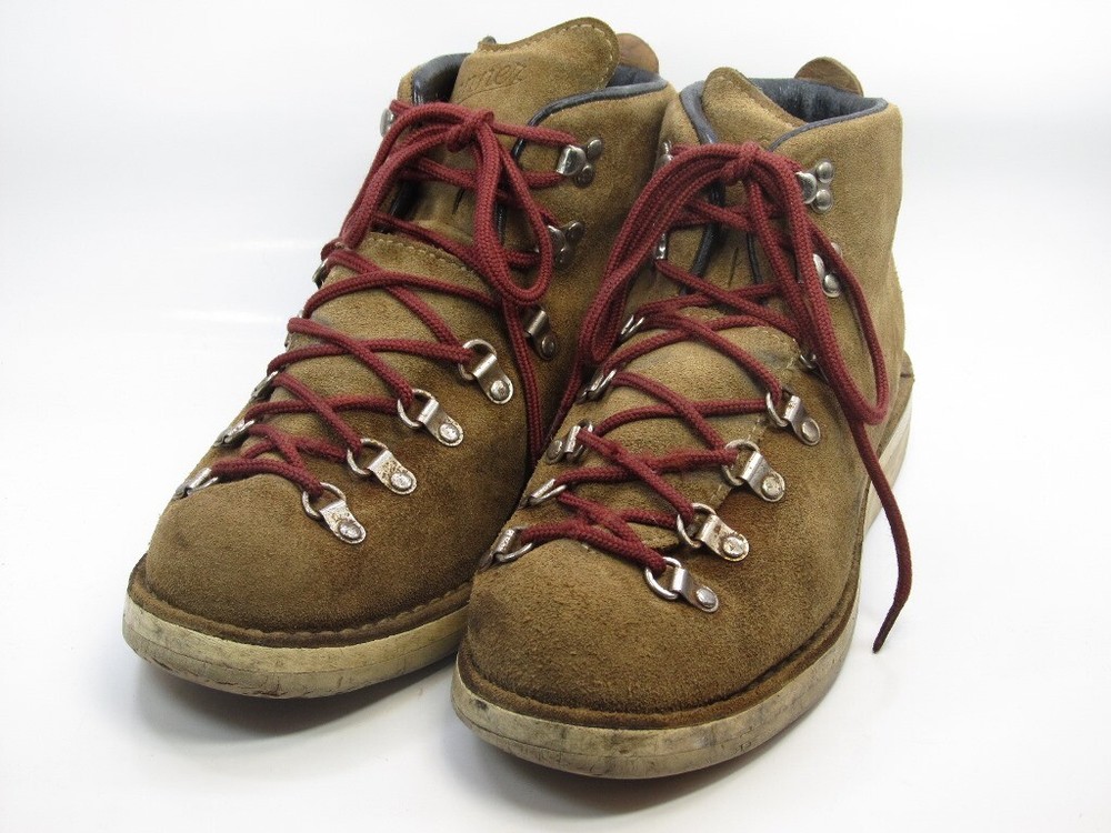 Danner Mens Brown Suede Lace-Up Short Boots Size US9