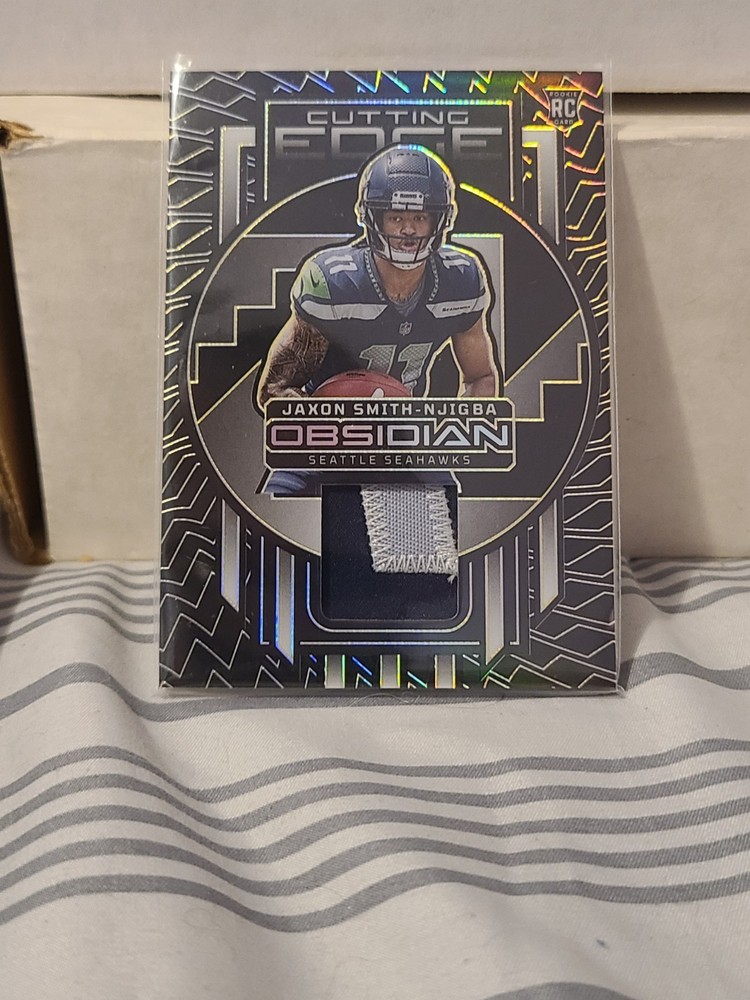 2023 Obsidian - Cutting Edge Memorabilia #CEM-JSN Jaxon Smith-Njigba 01/10