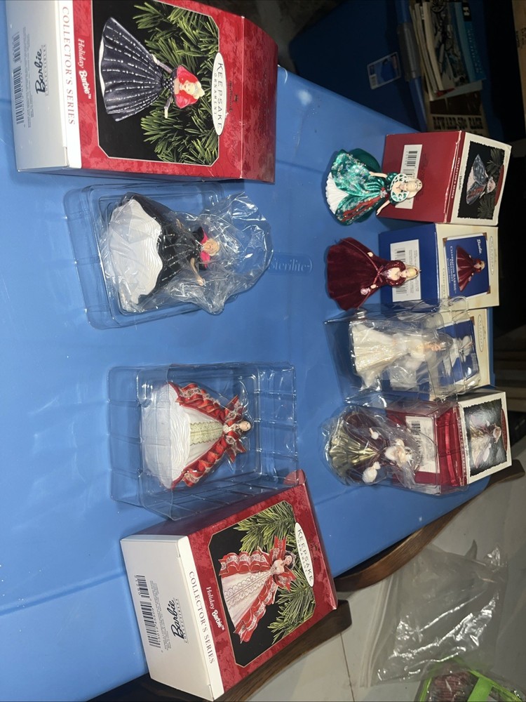 Lot of 6 - Hallmark Ornaments 