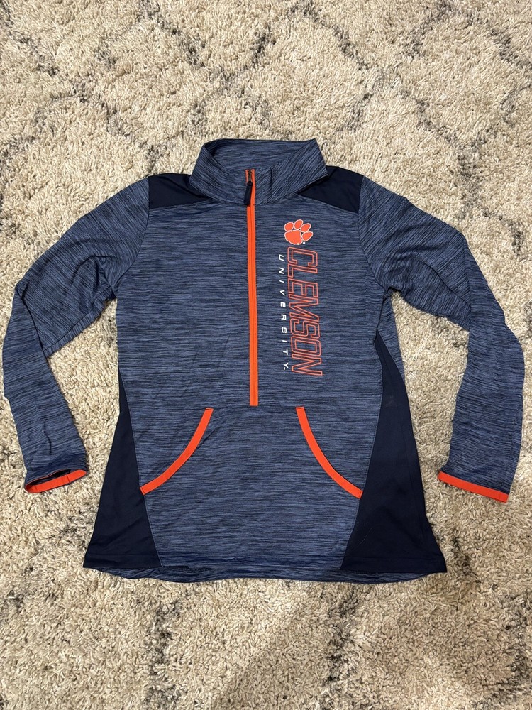 Clemson Tigers NCAA Half Zip Women's Team Logo Jacket by Champion