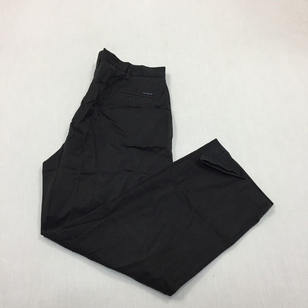 Dockers D3 Chino Trousers Cotton Pants Straight Fit Mens Size 40W 30L Black