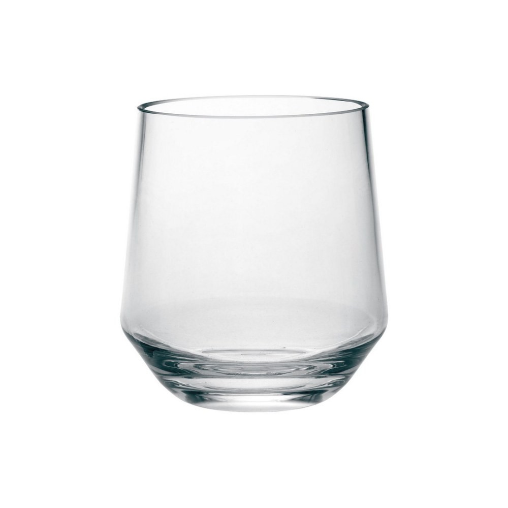 Set of 4 Unbreakable 12oz Wine Glasses BPA Free Tritan Clear Design