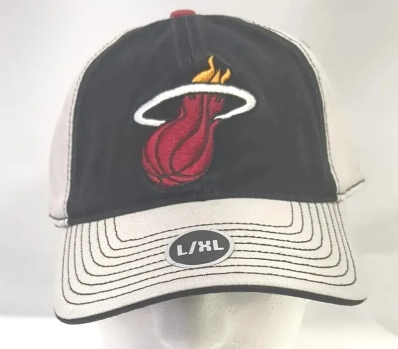 Miami Heat adidas NBA Basketball Logo Flex Fit Cap Size L/XL Jimmy Butler