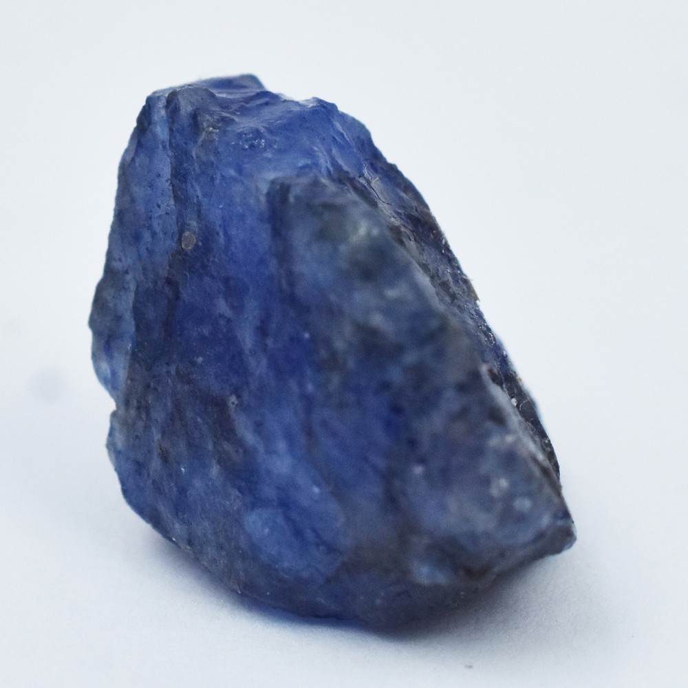 Natural Uncut Blue Sapphire Rough Gemstone 22.55 Ct Earth Mined CERTIFIED