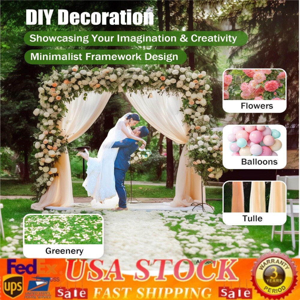 10 Foot Backdrop Stand Pipe Kit with 50ft Support System for Curtain Frame US Made  