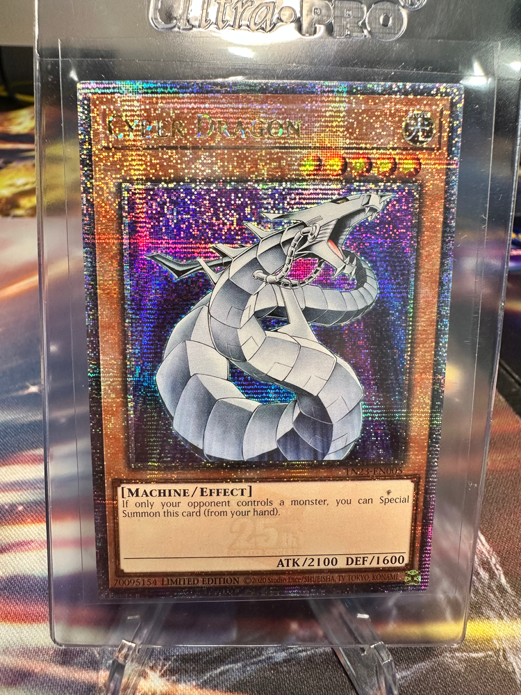Cyber Dragon TN23-EN005 Quarter Century Secret Rare Limited Edition