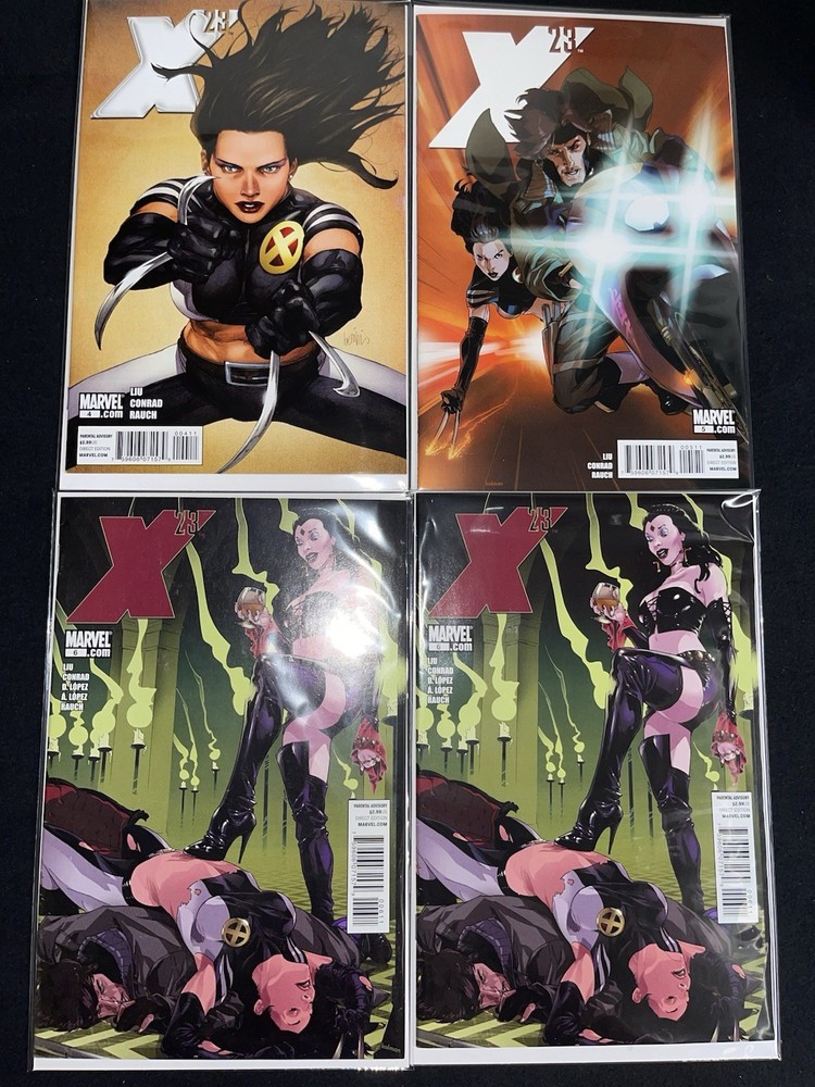 X-23 2010 Comic Lot. 12 Issues 4-6,11,13-19