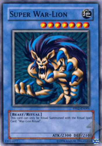 Super War-Lion PP02-EN001 Super Rare Unlimited LP x3