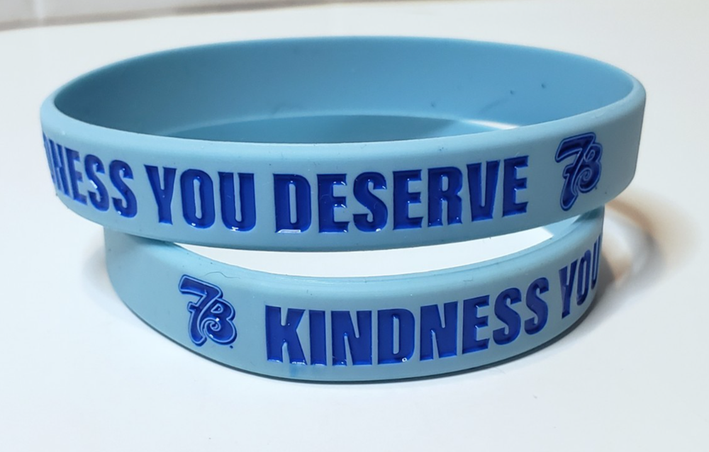2 PACK - 7Brew Wrist Band - Kindness You Deserve - Limited Edition PROMO 7 Brew