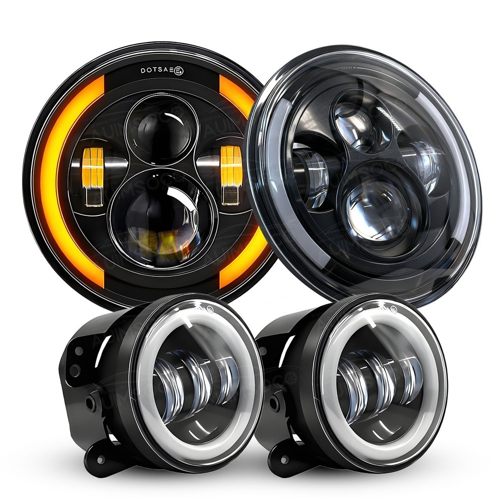 For Jeep Wrangler JK JL JLU 4PCS 7