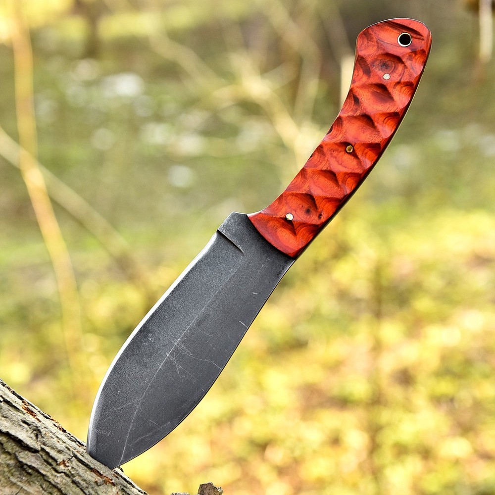 High Carbon Steel Fixed Blade Hunting Knife with Sheath  