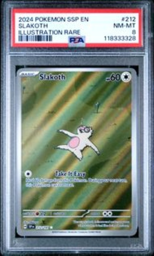 Slakoth 212/191 Sv08 Holo Rare Surging Sparks Pokemon Card