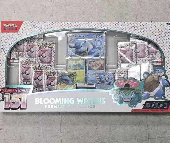 Pokémon TCG Scarlet & Violet 151 Blooming Waters Premium Collection NEW - SEALED