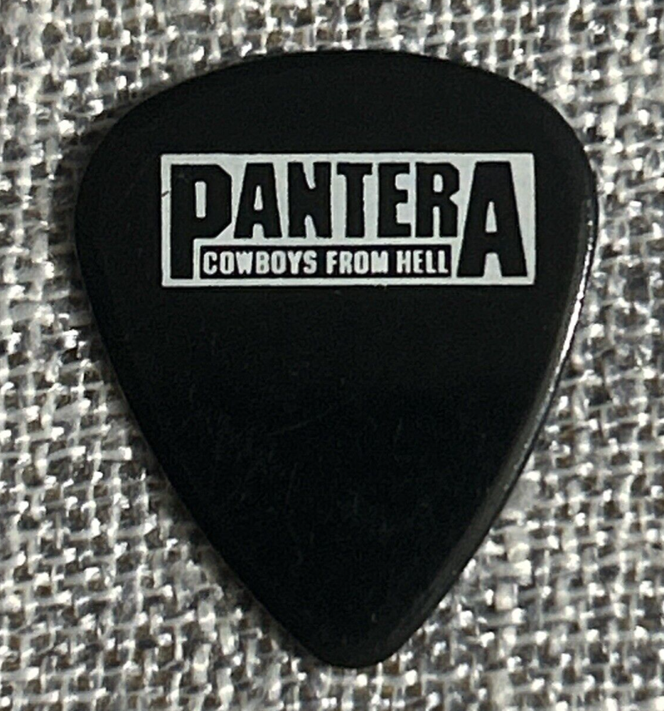 Pantera Rex Brown Vintage Guitar Pick 1990 Cowboys from Hell Tour Extremely Rare