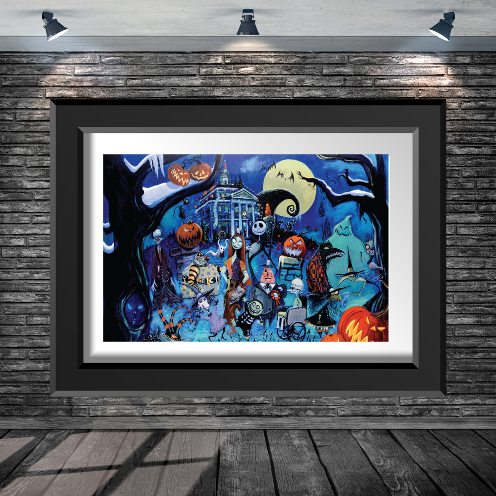 Disney Haunted Mansion Holiday Nightmare 13x19 Satin Poster Print