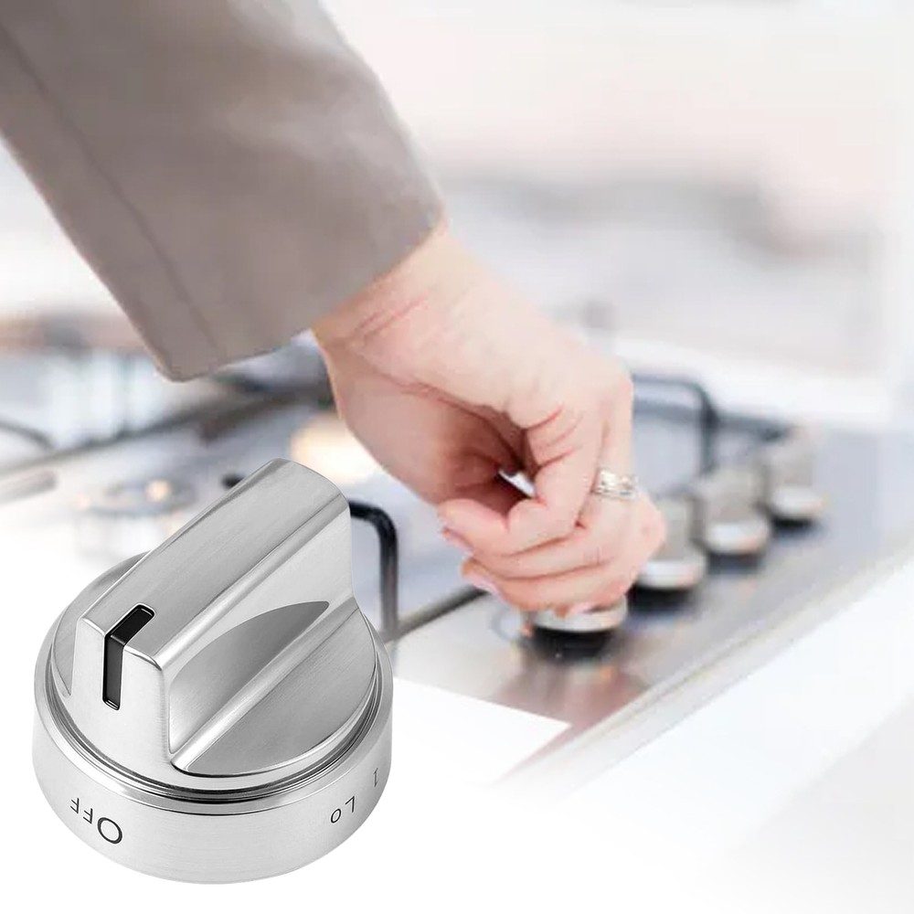 Cooktop Knobs Range Replacement Burner Control Knob Metal General well-suited
