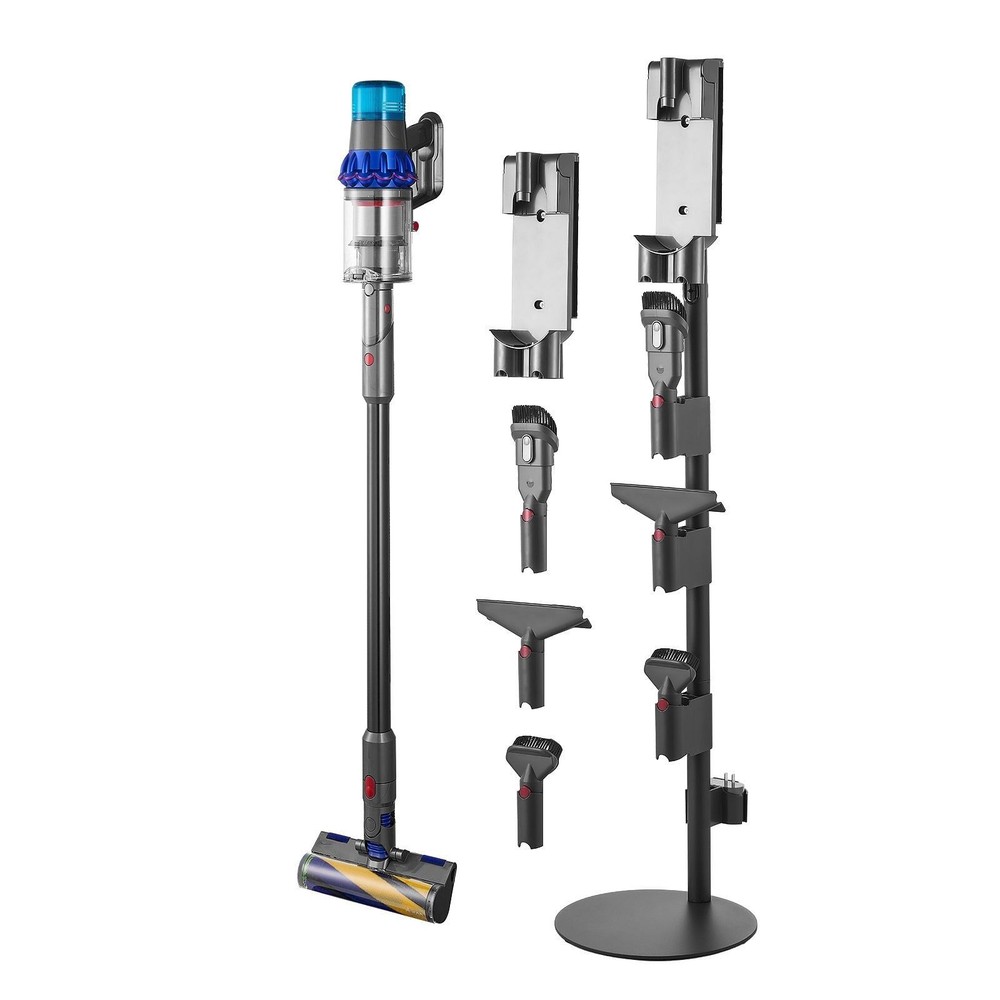 Stable Dyson Vacuum Stand Holder with 4 Wall-Mount Pads