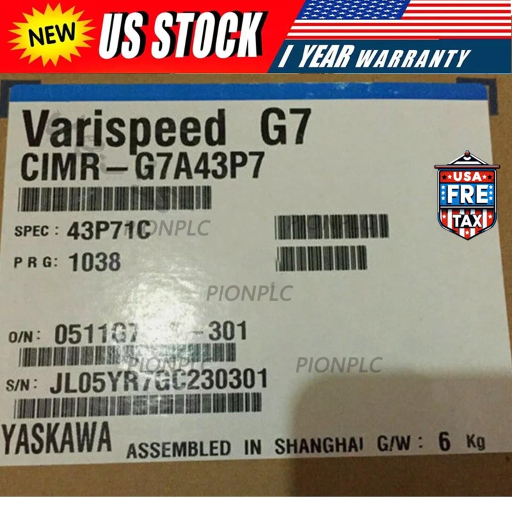 CIMR-G7A43P7 1Pc New Yaskawa Inverter CIMR-G7A43P7