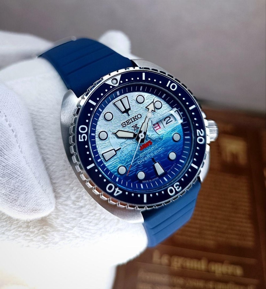 Seiko Prospex JAWS 50th Anniversary Limited Edition Diver Watch Auto Green Dial