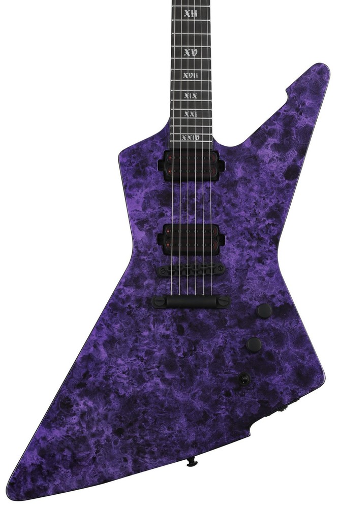 Schecter E-1 Apocalypse Purple Reign Sweetwater Exclusive Electric Guitar  