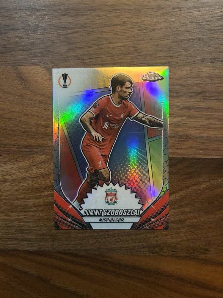 2023-24 Topps Chrome UEFA Dominik Szoboszlai #119 Hero Variation SP