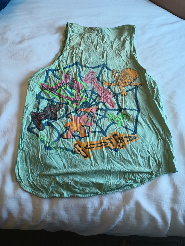 Vintage 1986 Gotcha Surfwear Surf Men's Sz L Large Tank Top Made In USA