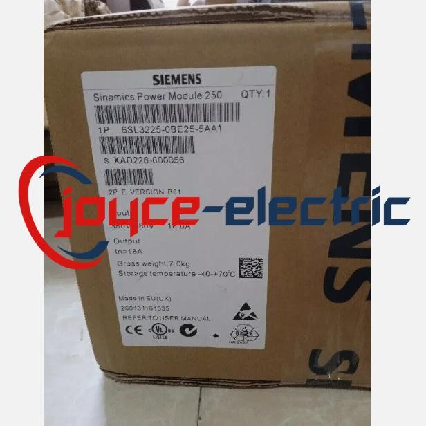 6SL3225-0BE25-5AA1 New Siemens Frequency Converter 6SL3225-0BE25-5AA1