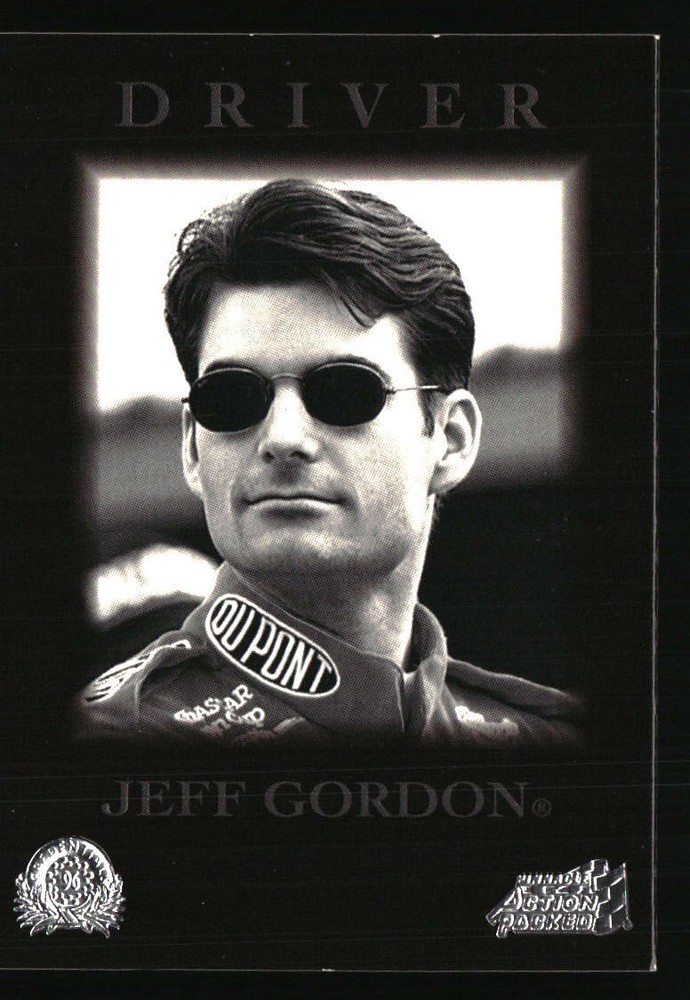 Jeff Gordon 1996 Pinnacle Action Packed Driver #20 Racing Card