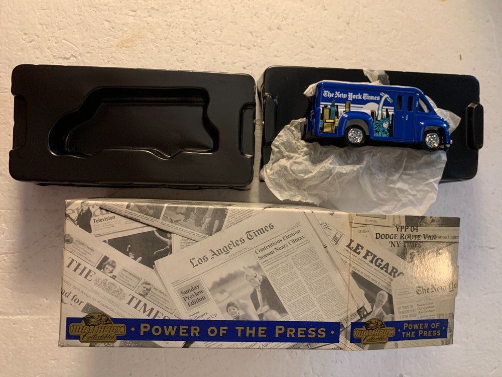 DODGE ROUTE VAN - NY TIMES -  YPP-04 - Matchbox Power Of The Press - NEW