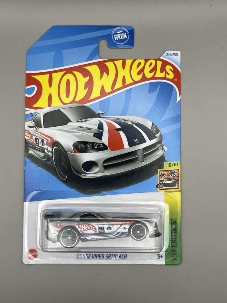 Hot Wheels 2024 Mainline P Case HW Exotics Dodge Viper SRT10 ACR Silver #241