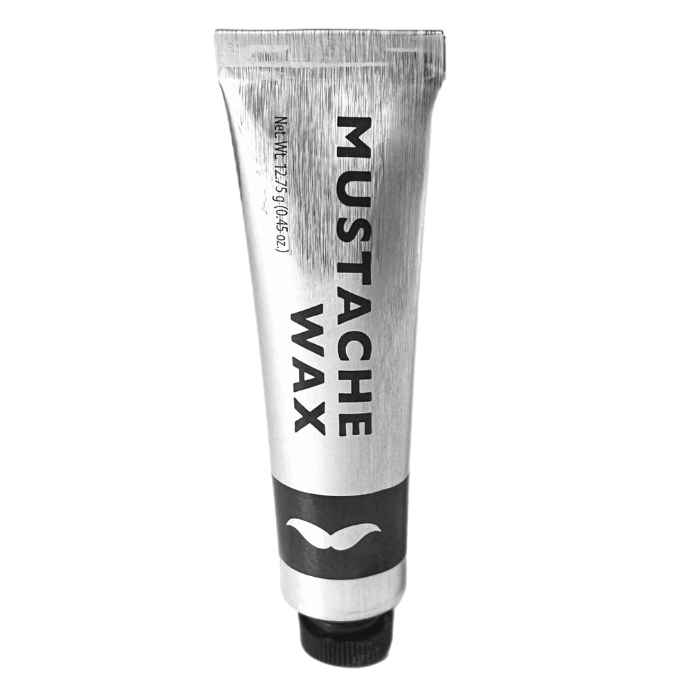 1 Tube Mustache Styling Wax Strong Hold Water Based Wax for Men Stache Beard Sid