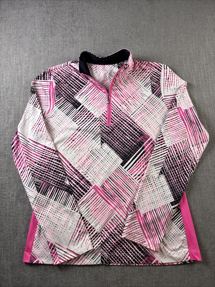 Tail White Label 1/4 Zip Pullover Women’s S Colorful Golf Pickleball Running