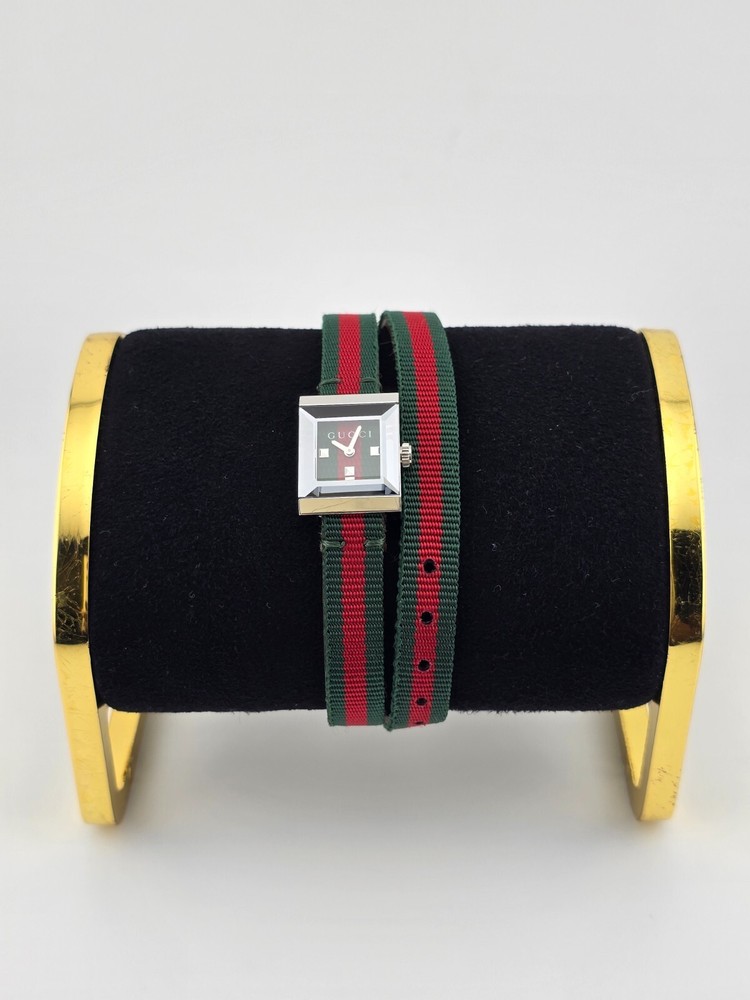 Gucci G-Frame Swiss Ladies Watch YA128528 Two Tone Strap