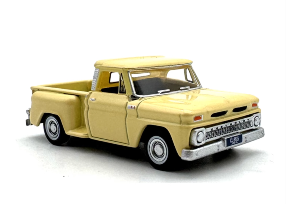 BN 1:87 Yellow Chevrolet Pickup Truck Sports Model Diecast Metal Car