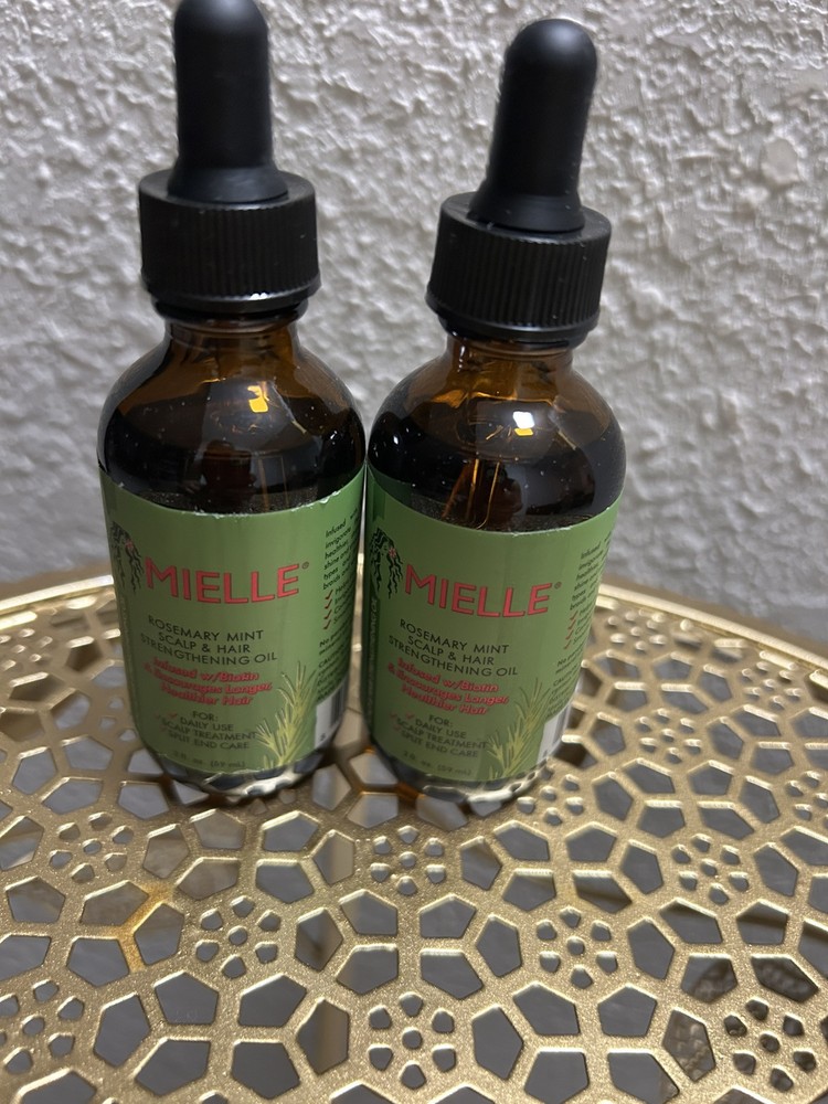 Mielle Organics Rosemary Mint Hair Oil for Scalp Strength 2oz All Hair Types