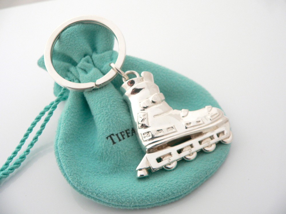Tiffany & Co Rollerblade Skate Keyring Keychain Ring Chain Pouch Love Art Pouch