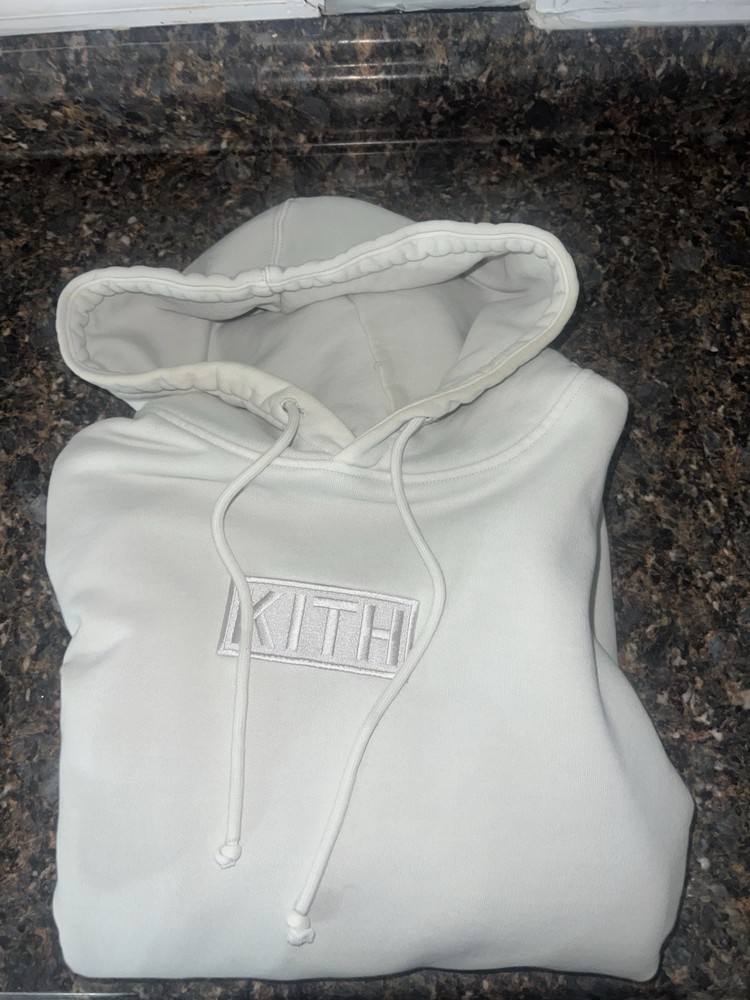 Kith Box Logo Cyber Monday Concrete T-Shirt Limited Edition-image