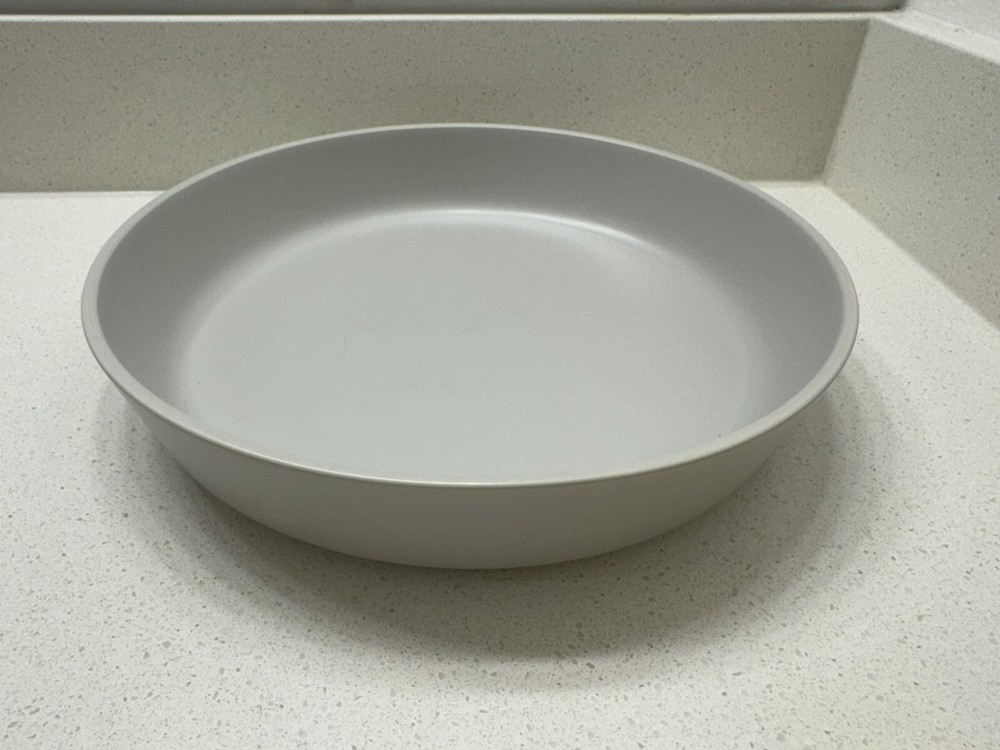 IKEA Sweden Matte Light Gray Serving Dish Plate Discontinued
