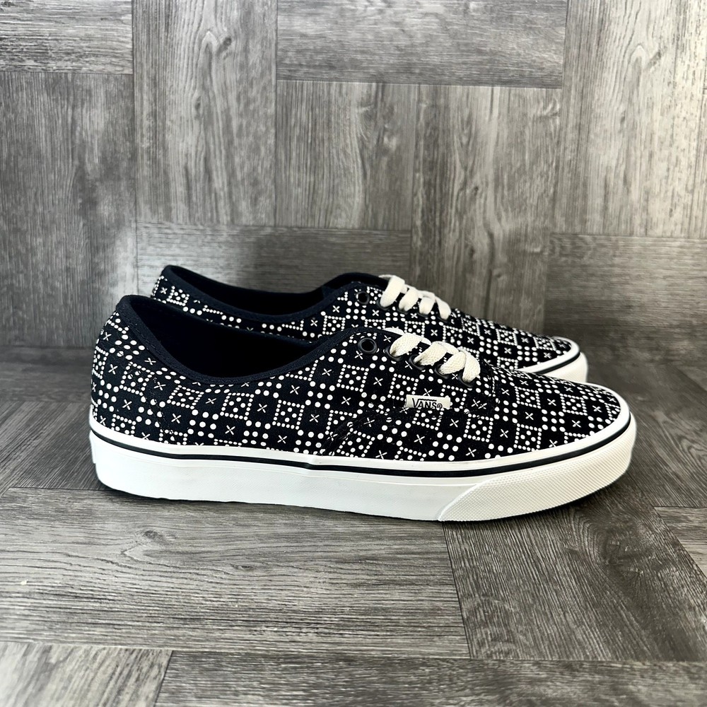 Vans Authentic Skateboarding Shoes Women's size 9 Black White