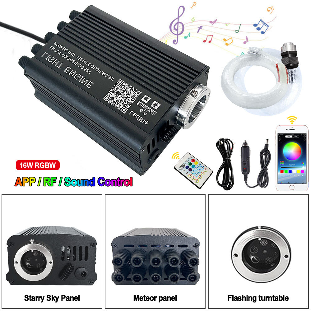 500pc Fiber Optic Star Light Kit for Car or Home Ceiling with Remote