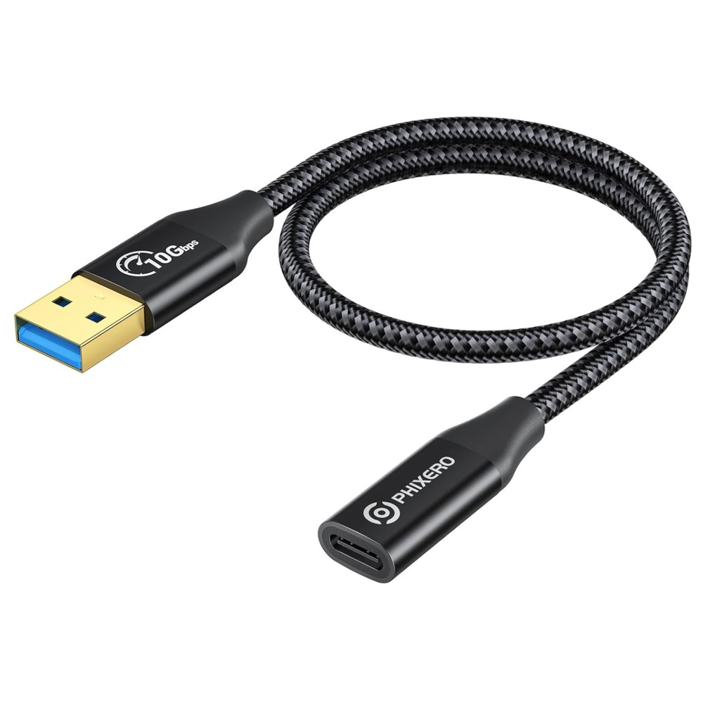 USB C to A Adapter 1Ft 10Gbps Fast Charging Universal