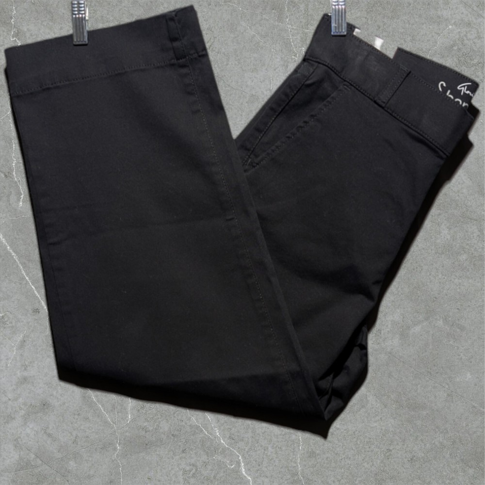 Gloria Vanderbilt Women's High-Rise Wide Leg Stretch Pants Size 6 Black