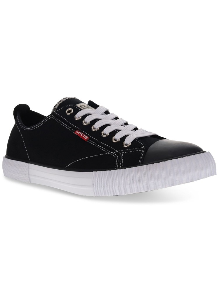 LEVI'S Mens Navy Removable Insole Anikin Round Toe Lace-Up Sneakers Shoes 7
