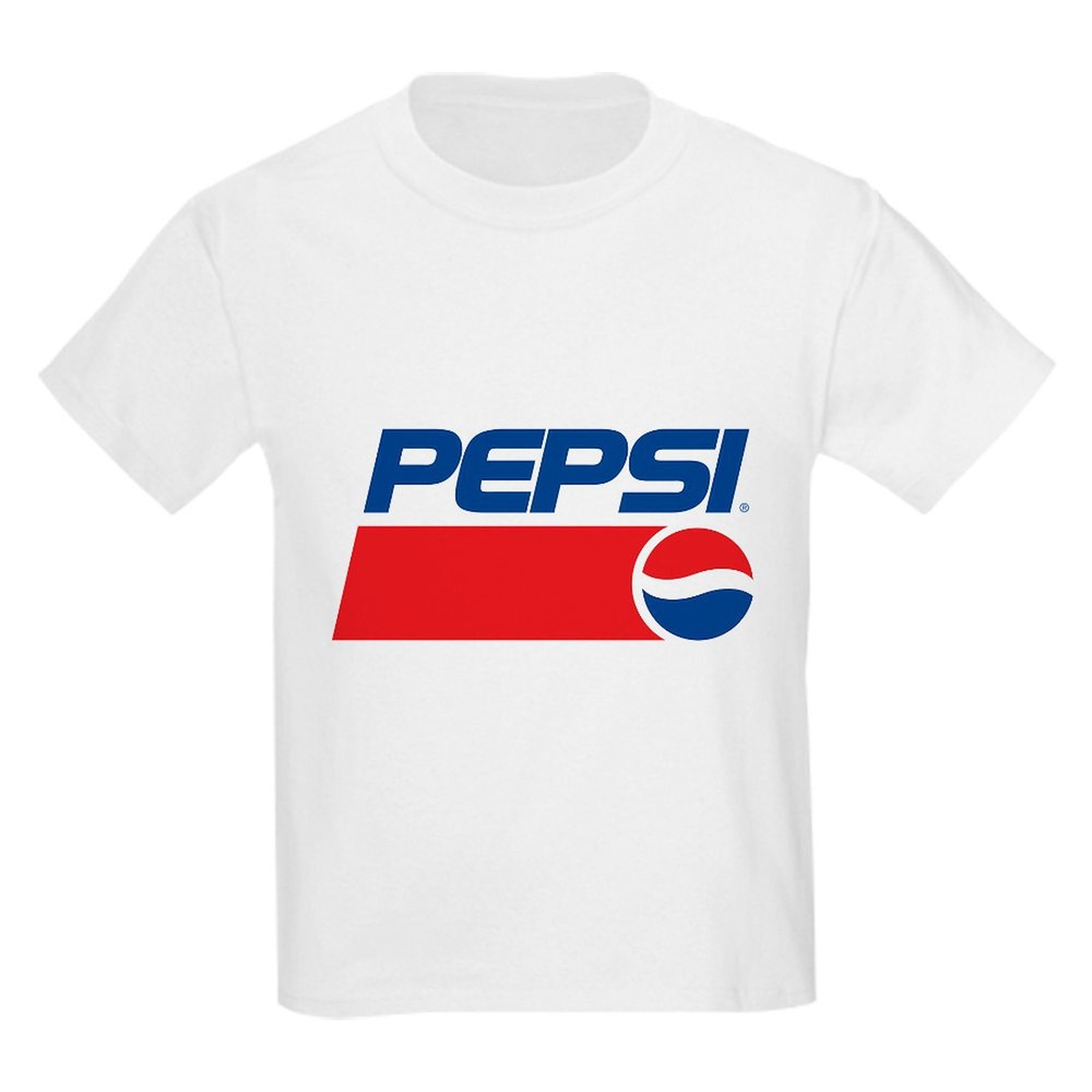 CafePress 90S Pepsi Logo Kids T Shirt Kids Light T-Shirt (723875939)