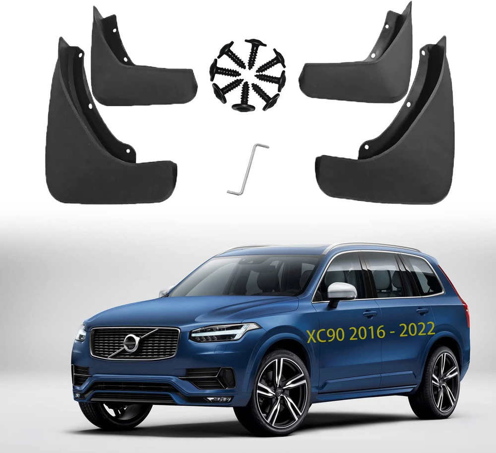 Mud Flaps Kit for Volvo XC90 2016-2021 Accessories Mud Splash Guard Mud Flap 201