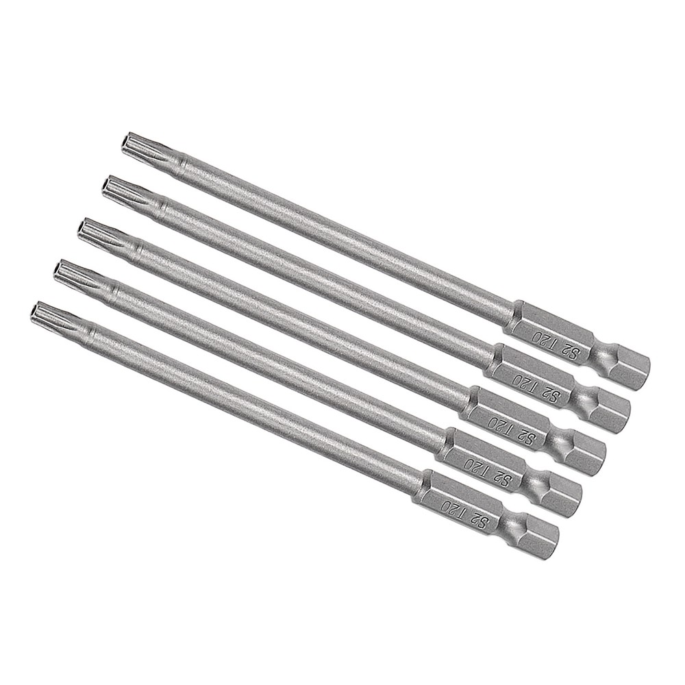 5pcs 4-Inch T20 Torx Magnetic Screwdriver Bits for Power Tools